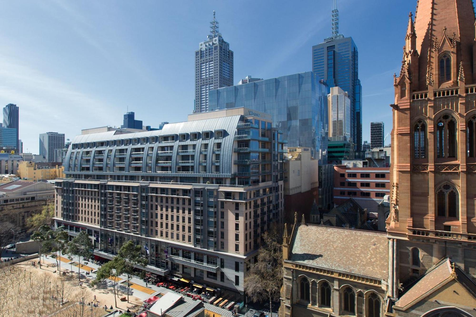 Hotel The Westin Melbourne Exteriér fotografie The proposed apartment building
